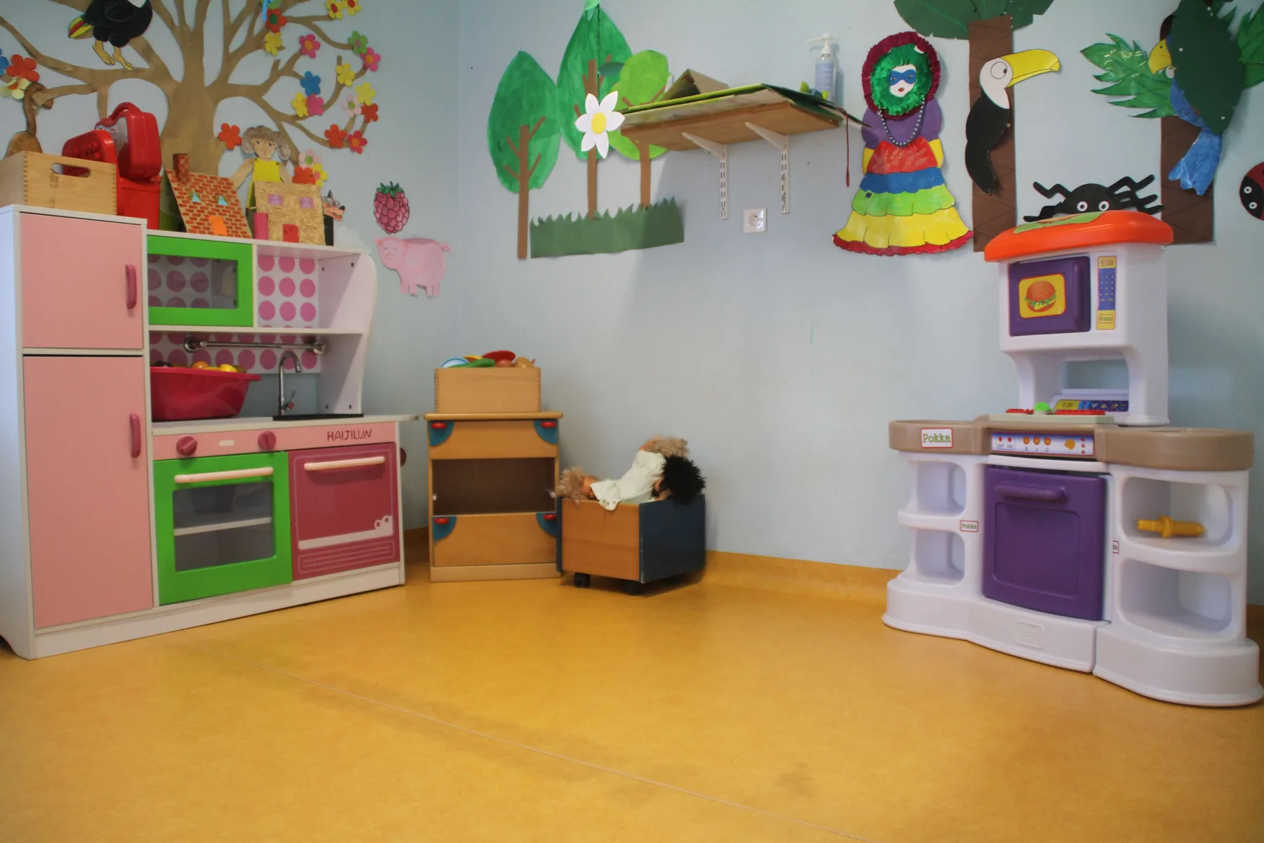 Un espace de jeux aménagé à la Crèche de Noha